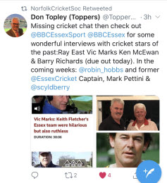 BBC Essex Sport Tweet
